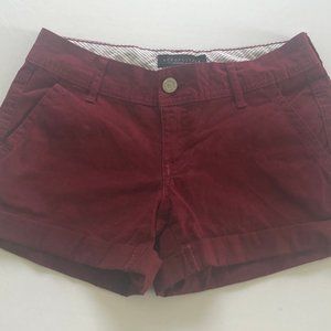 Maroon Cargo Shorts